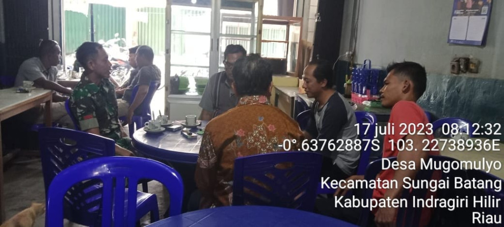 Dengan Maraknya Judi Online, Koramil 07/Reteh Himbau Warga Agar Tetap Waspada