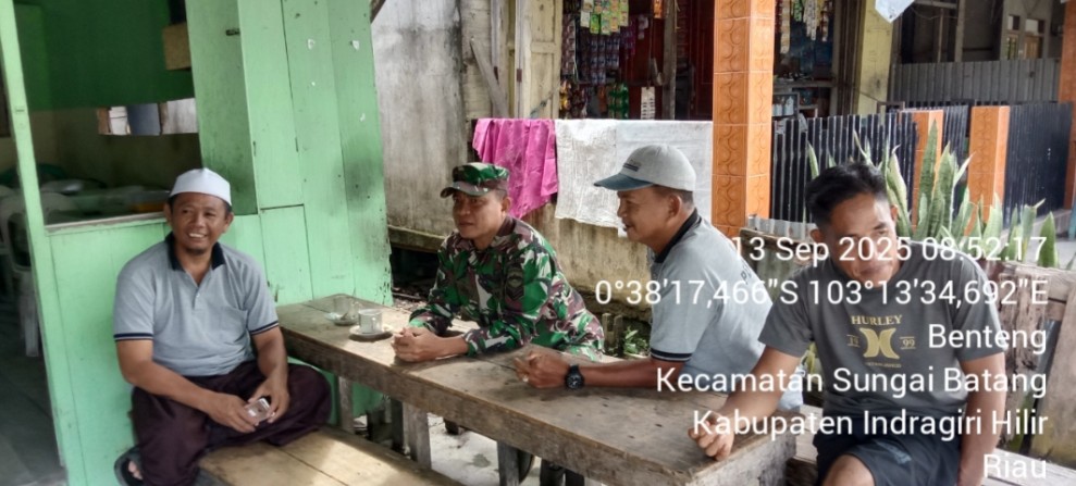 Serka M Hasan Laksanakan Komsos di Kecamatan Sungai Batang Secara Rutin