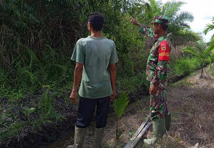 Kembali Lakukan Patroli Karlahut Oleh Babinsa Koramil 04/Kuindra