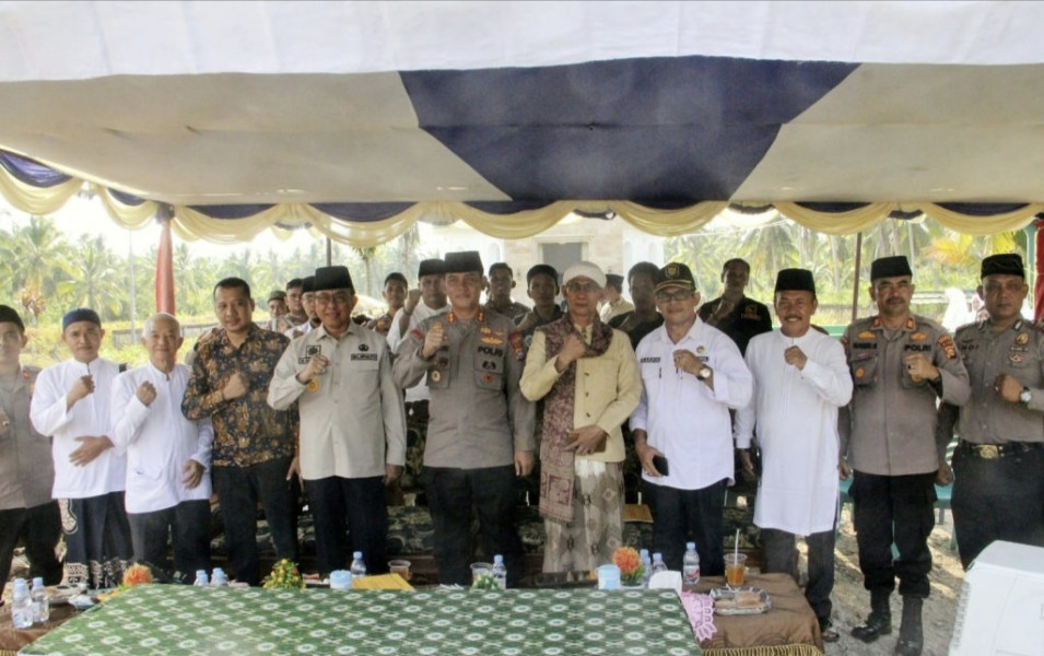 HUT Bhayangkara ke-77 Tahun 2023, Bupati Inhil H.M Wardan Ikuti Doa Bersama Lintas Agama