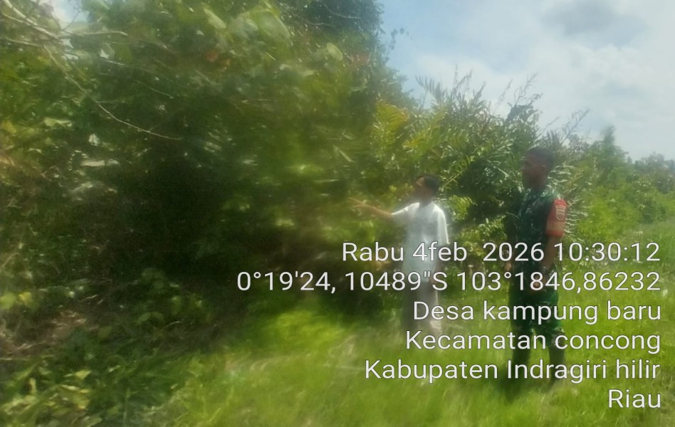 Pratu J. Sembiring: Patroli Tapal Batas Penting untuk Jaga Keamanan di Desa Kampung Baru