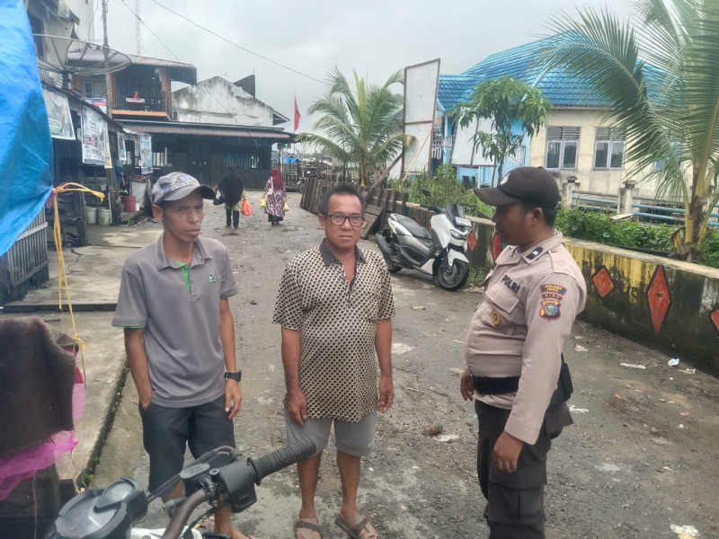 Kepolisian Sektor Gaung Aipda Ricci Ronaldy Giat Cooling System Sosialisasikan Pemilu Damai