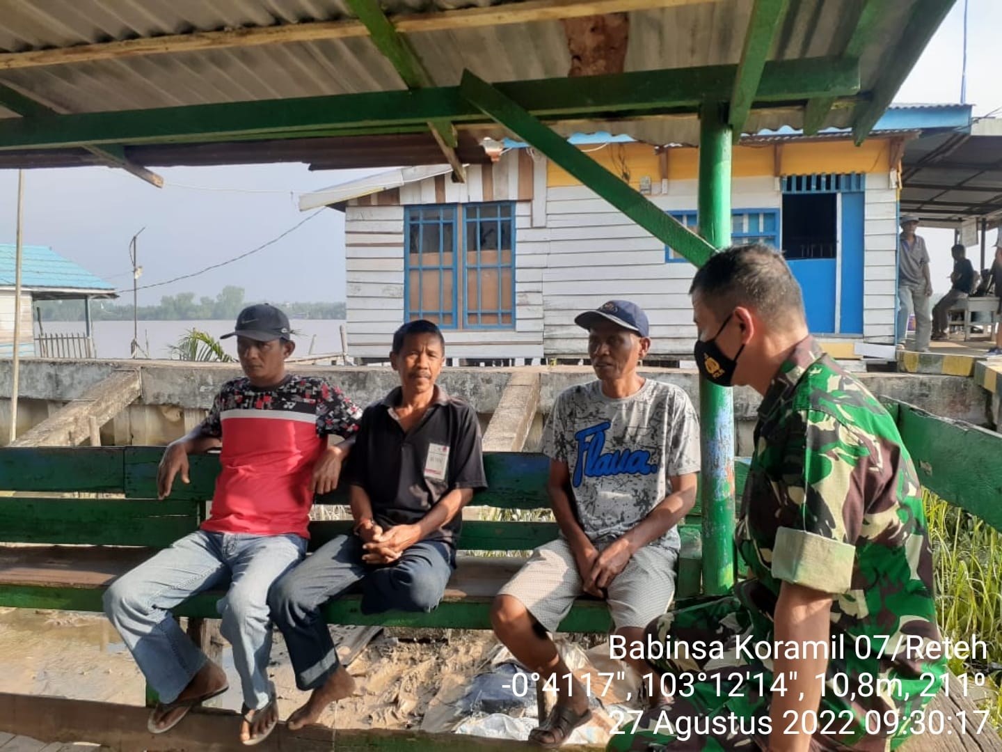 Melalui Komsos, Pelda Nofiandi Jalin Silaturahmi Bersama Tokoh Masyarakat