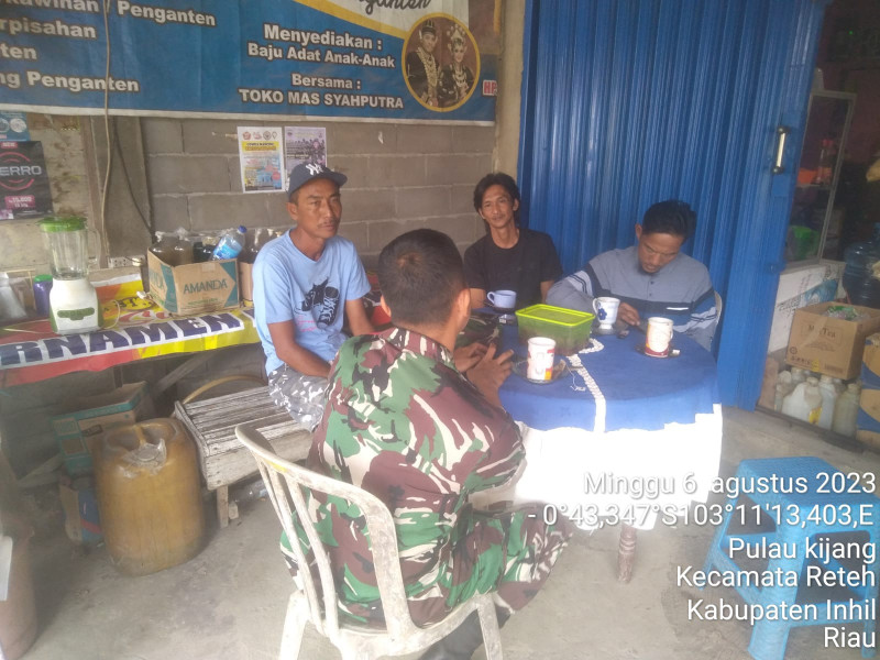 Keamanan Lingkungan dan Hindari Narkoba di Wilayah Bersama Koramil 07/Reteh