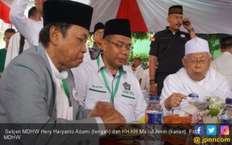 MDHW Siap Door to Door demi Jokowi - KH Ma’ruf Amin