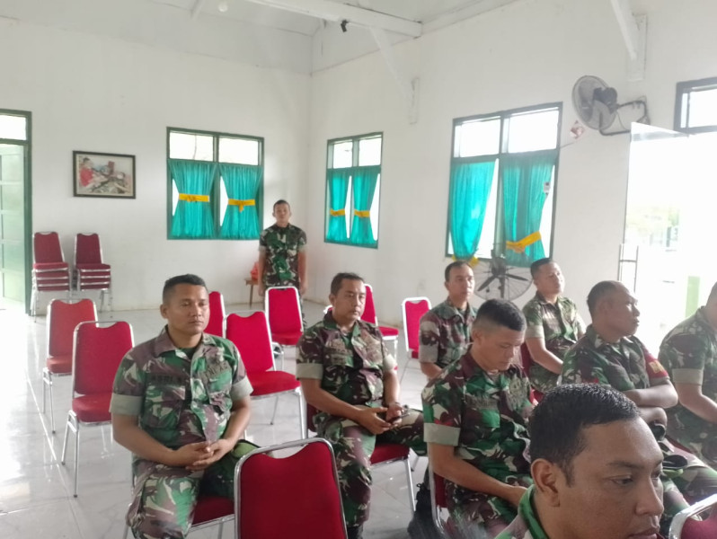 Babinsa Koramil 04/Kdr Ikuti Kegiatan Pembinaan Kesiapan Aparat Kewilayahan dan Kemampuan Teritorial