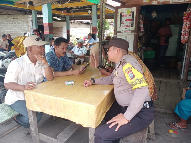 Bhabinkamtibmas Desa Terusan Kempas Melaksanakan Giat Sambang Terhadap Warga Binaan