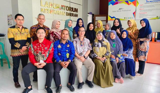 Bimtek Akreditasi Laboratorium Kesehatan Daerah Tajaan Dinkes Inhil Resmi Berakhir