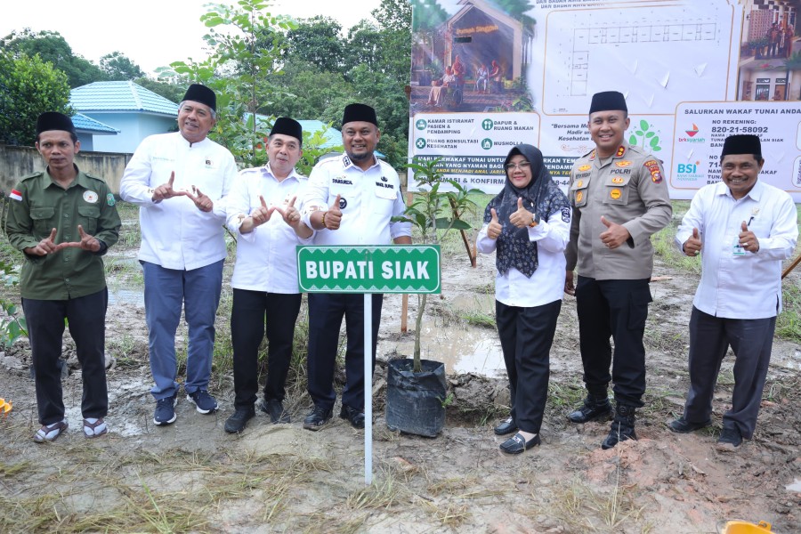 Bantu Pasien Tak Mampu, Rumah Singgah Kesehatan Gratis Mulai Dibangun di Siak