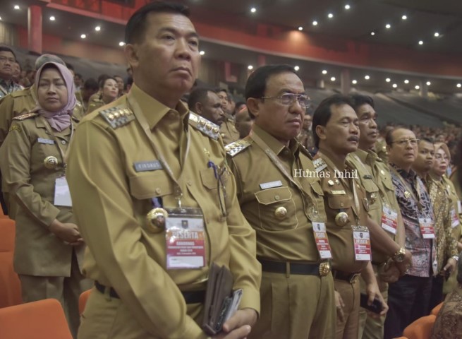 Rakoornas Forkopimda se-Indonesia Dilaksanakan Hingga Malam Diikuti Bupati HM Wardan