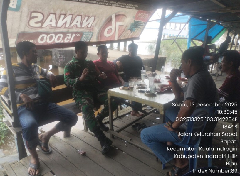 Masyarakat Desa Tanjung Lajau Apresiasi Kegiatan Komsos Babinsa