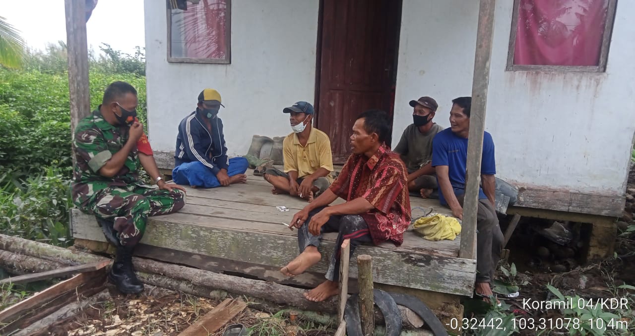 Sertu K Panjaitan Rutin Lakukan Komsos