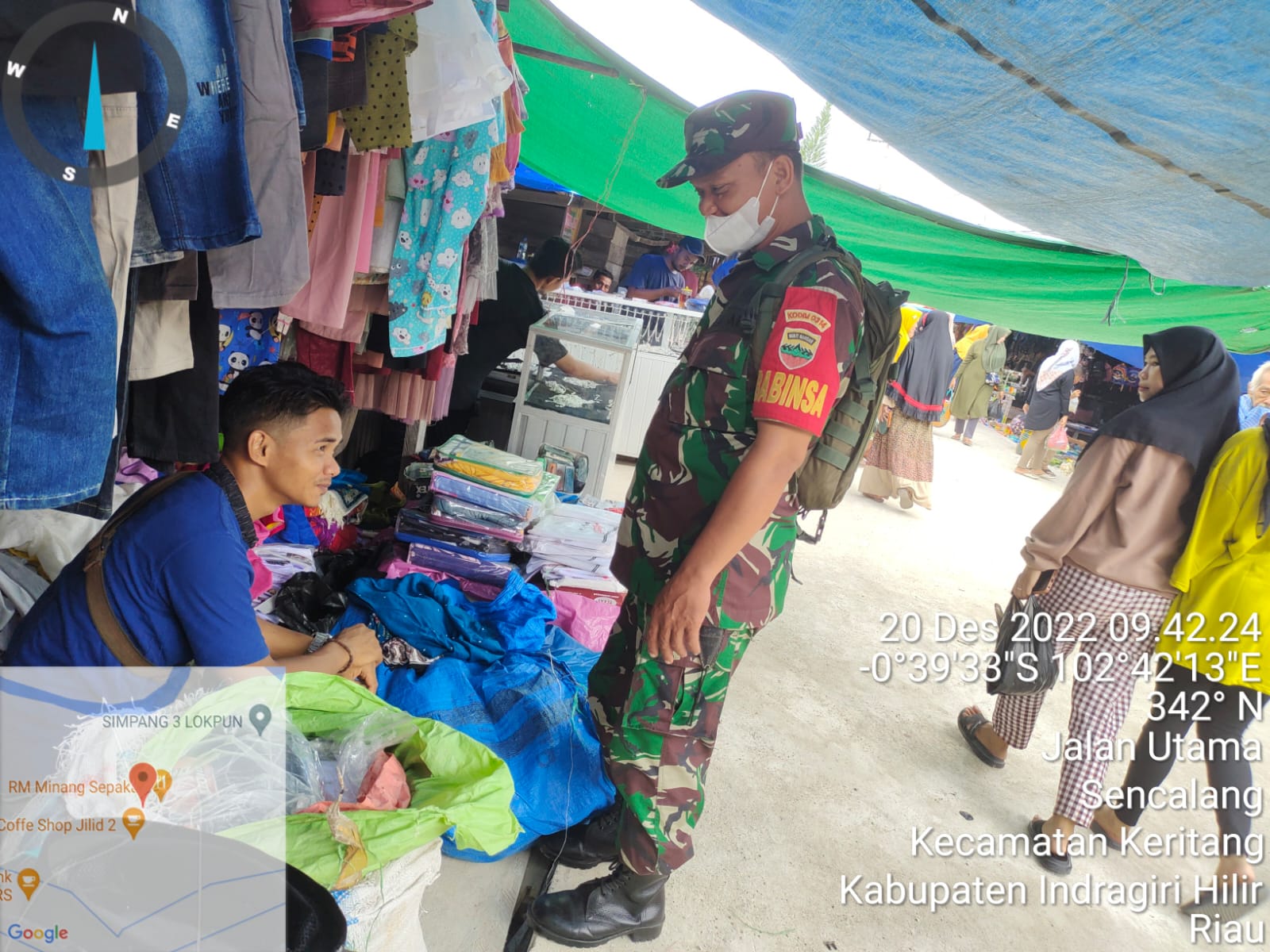 Serda Darmadi Tetap Tegakkan Prokes Di Wilayah Binaan