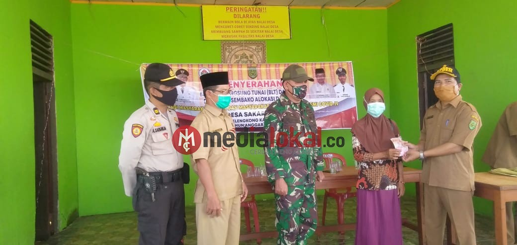Alhamdulillah, Pemdes Saka Rotan Teluk Belengkong Kembali Menyalurkan BLT Tahap II
