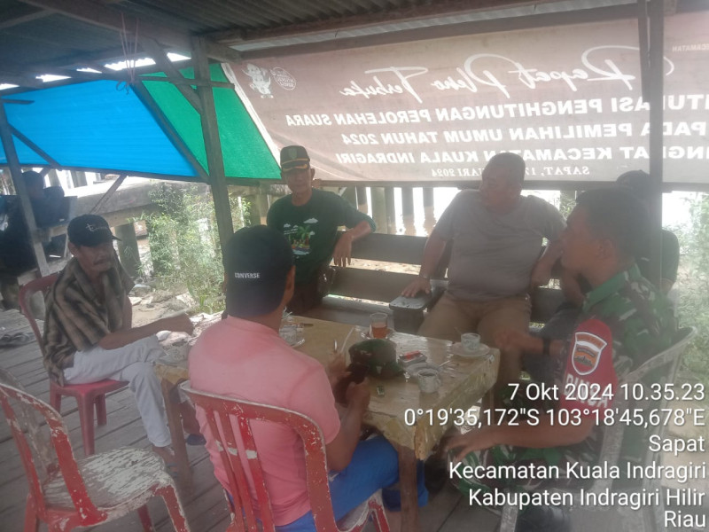 Babinsa Koramil 04/Kuindra Pupuk Jiwa Patriot Melalui Komsos