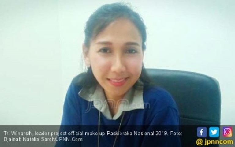 Tri Winarsih, Sosok di Balik Wajah Rupawan Paskibraka Nasional 2019