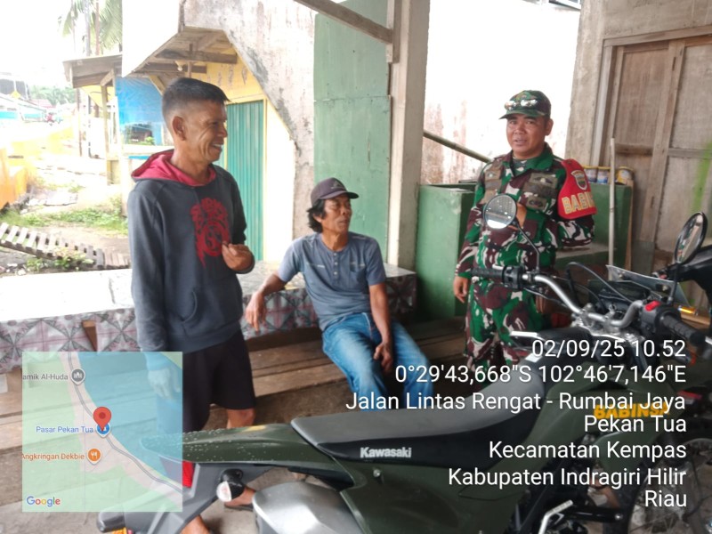 Serda Riko Saputra Ajak Masyarakat Desa Pekan Tua Aktif dalam Memelihara Nilai-Nilai Pancasila dan Lingkungan Sehat