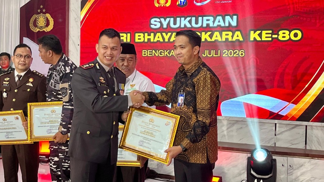 BRI Bengkalis Raih Penghargaan Dari Polres Pada HUT Bhayangkara ke-80