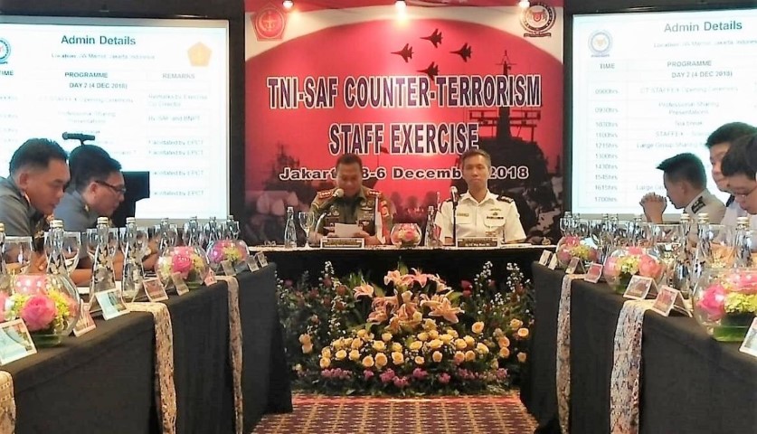TNI-SAF Laksanakan Latihan Bersama di Jakarta