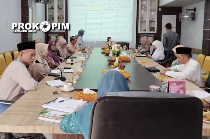 Dinkes Inhil dan OPD Terkait Ikuti Rakor Percepatan Penurunan Stunting di Kediaman Bupati