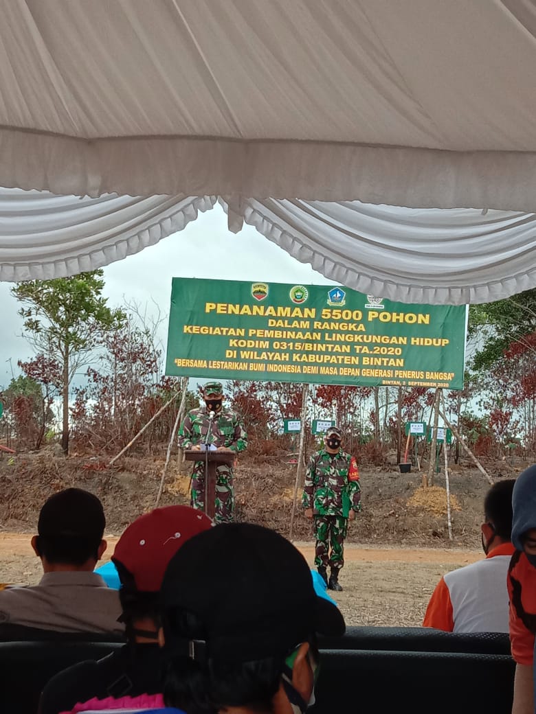 Kodim 0315/Bintan Lakukan Penanaman Pohon Kodim 0315/Bintan Lakukan Penanaman Pohon