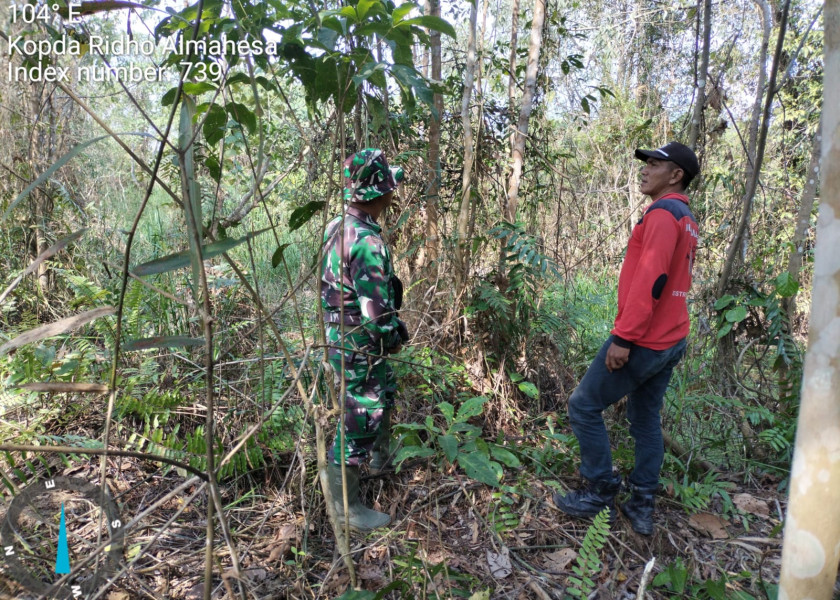 Kopda Ridho Almahesa Gencar Lakukan Patroli Karlahut