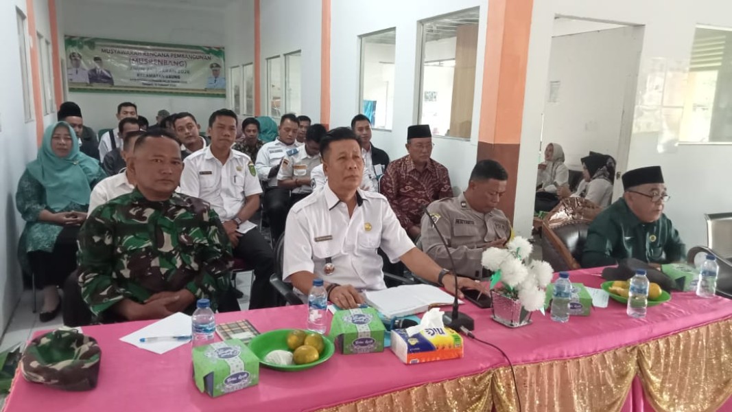 Babinsa Koramil 05/Gas Serma Tota Simbolon Hadiri Musrenbang Kecamatan Gaung