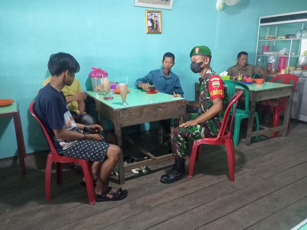 Upaya Jalin Silaturahmi, Pratu Feri Ratnayasa Lakukan Komsos