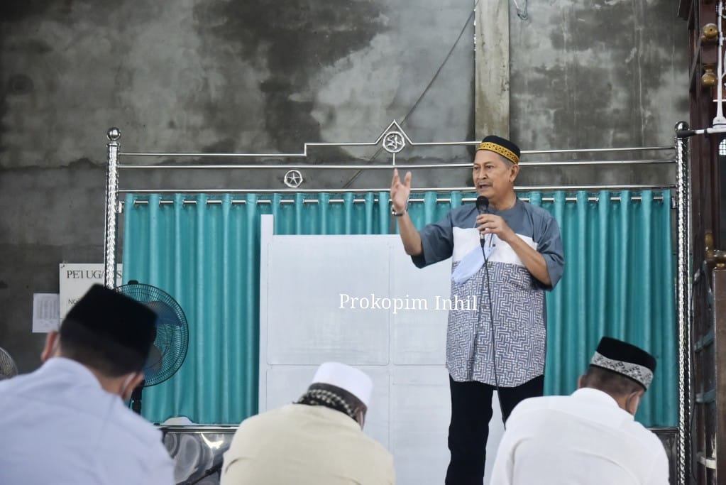 Wabup Inhil Laksanakan Safari Ramadhan di Teluk Pinang