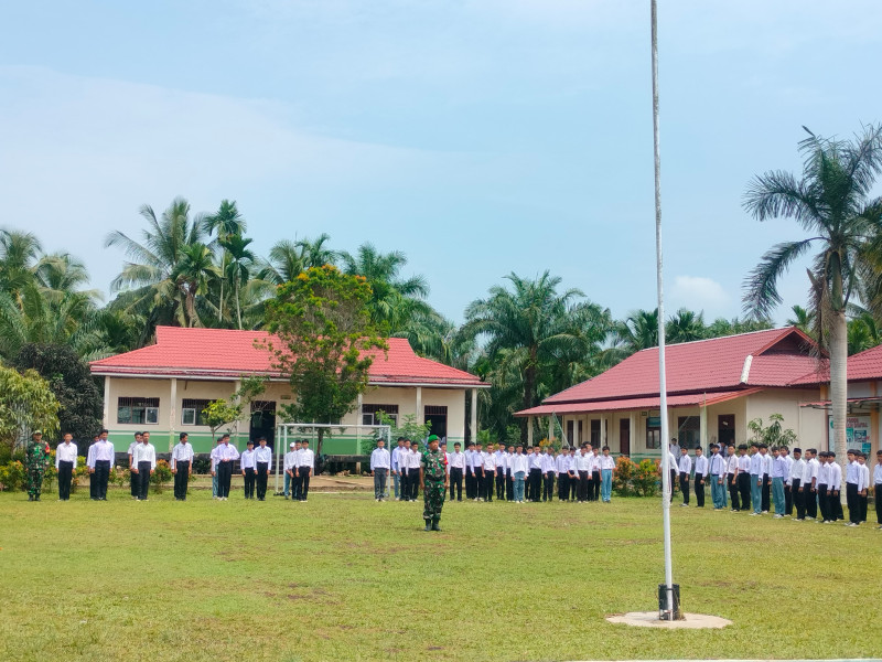 Babinsa 03/Tpl Hadir Pada Pembukaan Pelatihan Kesemaptaan Dasar Projek Penguatan Profil Pelajar Pancasila (P5)