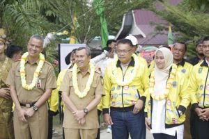 Robin P. Hutagalung & Karmila Sari Hadiri Acara Pembukaan Gubernur Cup-1 di SKO Riau