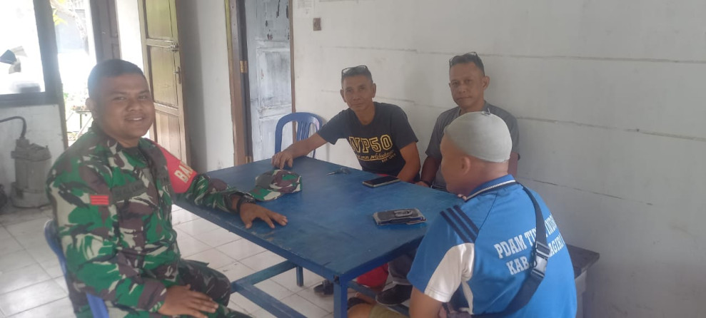 Komsos Babinsa 03/Tpl, Bangun Komunikasi yang Baik Dengan Mitra Karib Guna Tercapainya Tujuan Pembinaan Teritorial Babinsa Di Wilayah Binaan