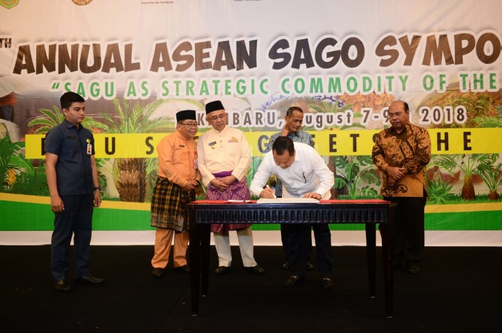 Usul Sagu  Agar Masuk Kedalam Komoditas Pangan Strategis Nasional, Ini yang dilakukan Bupati Irwan.