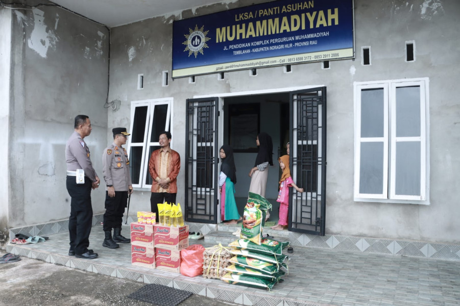 Polres Inhil Minta Doa Anak Panti Asuhan agar Kamtibmas Inhil Terjaga