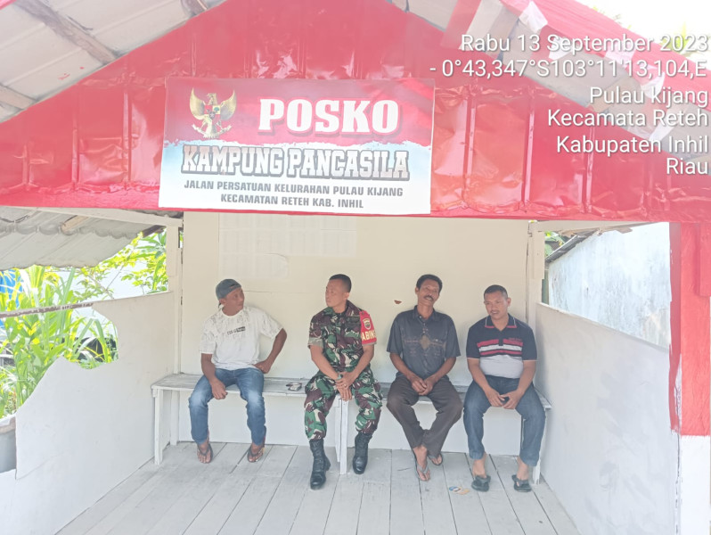 Koramil 07/Reteh Upayakan Untuk Terus Jalin Silaturahmi dan Hubungan Baik Antar Sesama