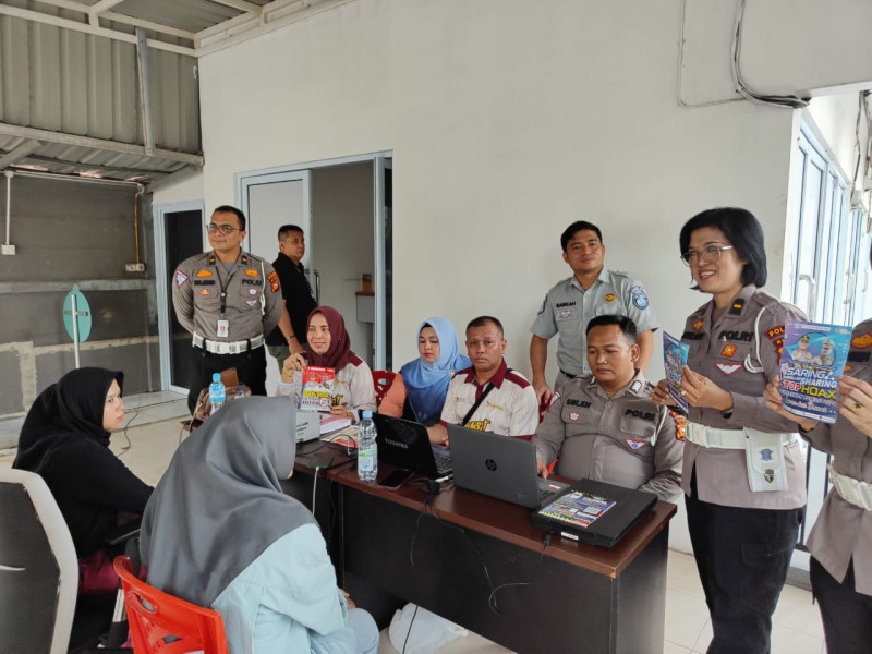 Cooling System Ditlantas Polda Riau kembali mengajak para Wajib Pajak melalui Samsat Tanjak