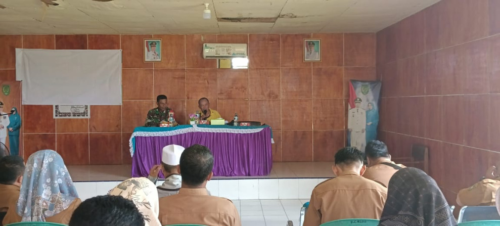 Danramil 09/Kemuning Dampingi Pembentukan Panitia HUT RI Ke 78