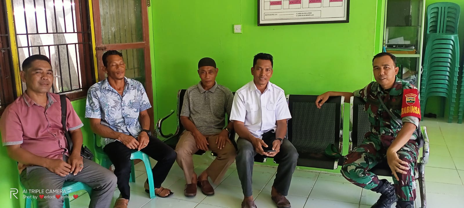 Silaturahmi antar Babinsa Koramil 04/Kuindra Dengan Masyarakat