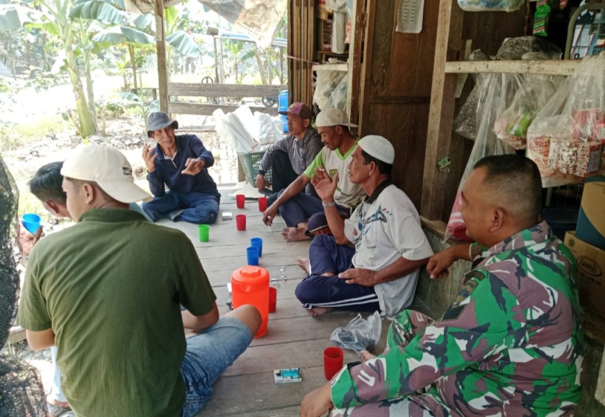 Babinsa Koramil 07/Reteh: Kegiatan SDM di Kelurahan Metro Berjalan Lancar