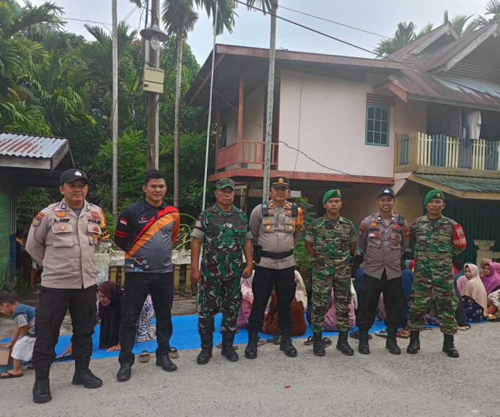 Seiring Sejalan Danramil 05/ Gas dan Kapolsek Gas Pimpin Pengamanan Kampanye