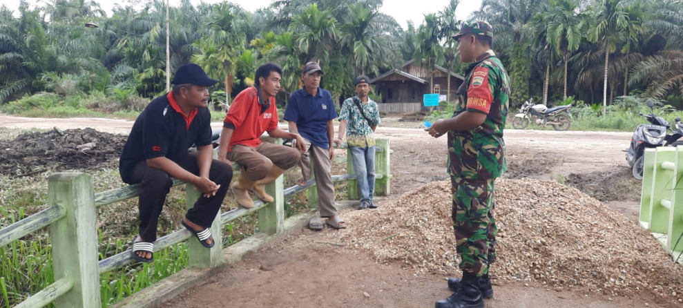 Pemilu Damai 2024, Babinsa 03/Tpl Imbau Masyarakat Jadi Pemilih Cerdas