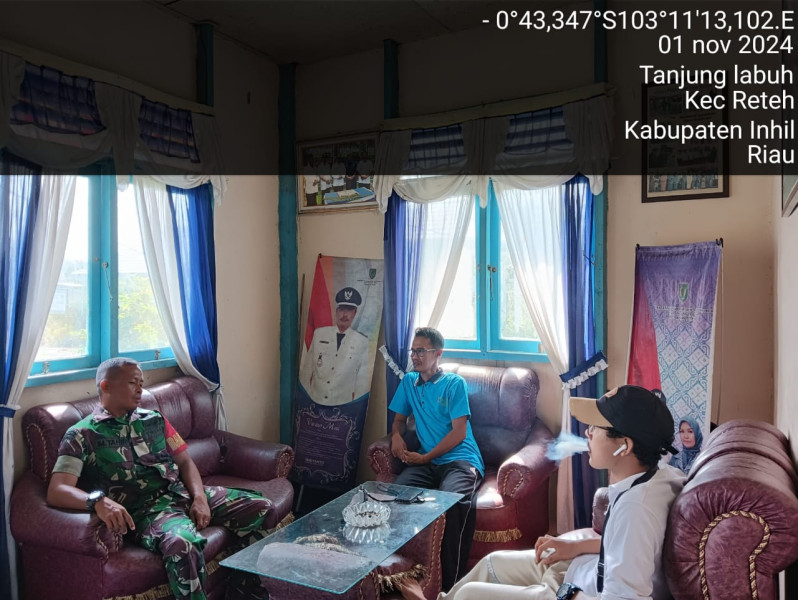 Babinsa Serda M. Tahir Jalin Hubungan Baik Dengan Perangkat Kelurahan