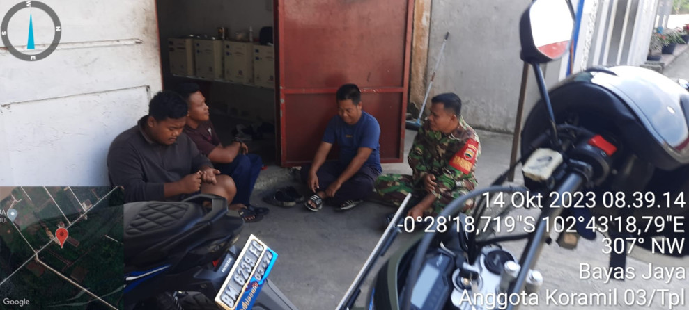 Melalui Komsos Babinsa Ciptakan Situasi Yang Harmonis Dengan Warga Binaan