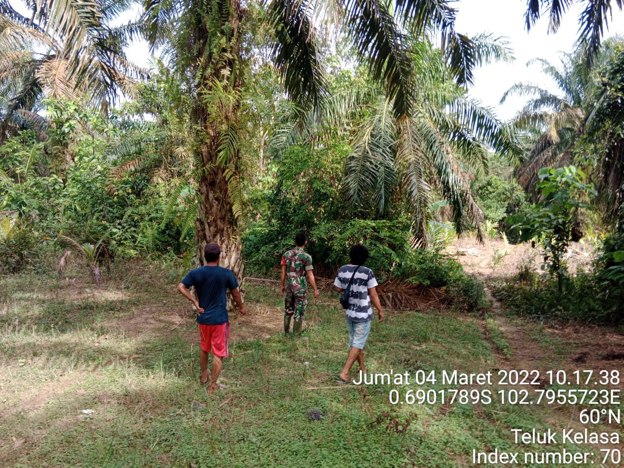 Serda W Angga W Laksamana Himbau Warga Jangan Membuka Lahan dengan Membakar