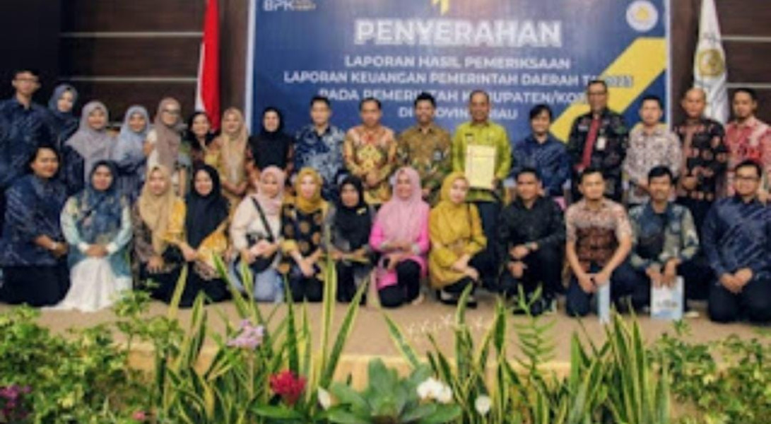 Ketua DPRD Inhil Hadiri Acara LHP LKPD Tahun Anggaran 2023 Provinsi Riau
