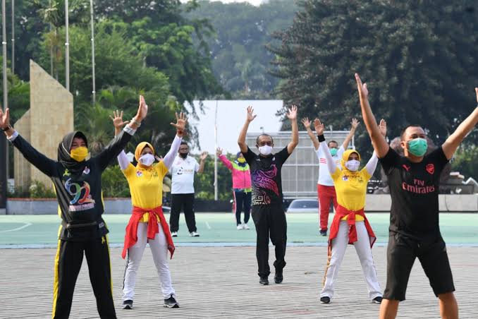 Kadiskes Inhil : Berolahraga Secara Rutin Investasi Menjaga Kesehatan Jangka Panjang