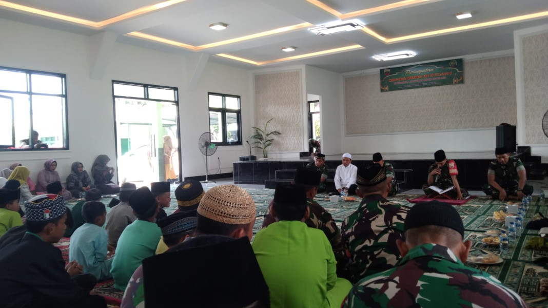 Tingkatkan Ukhuwah Islamiah, Danramil Koramil 04/Kuindra Hadiri Peringatan Maulid Nabi Muhammad Saw