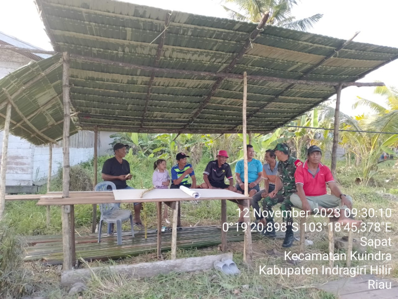 Babinsa Koramil 04/Kuindra Berupaya Untuk Menyadarkan Anak-anak Pelajar Untuk Memahami Nilai-nilai Pancasila