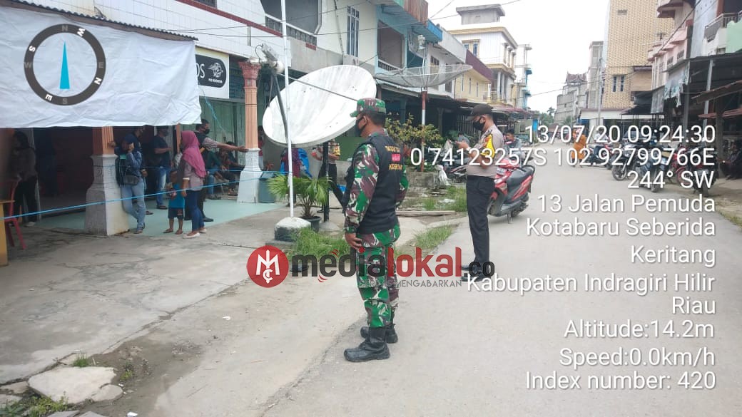 Penyaluran BST Tahap III di Kotabaru Seberida, Pelda Poniman Koramil 09/Kemuning Siaga