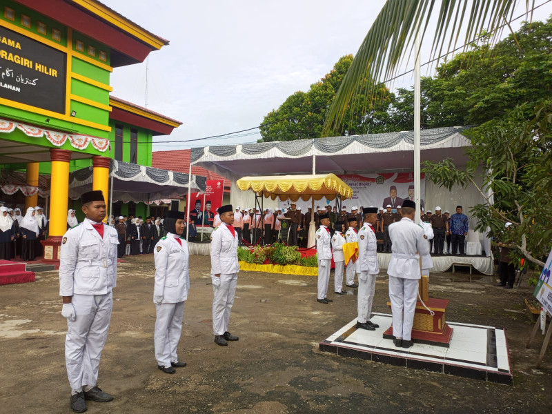 Pj Bupati Inhil Herman Pimpin Upacara Hari Amal Bhakti Kementrian Agama ke-78 Tahun 2024